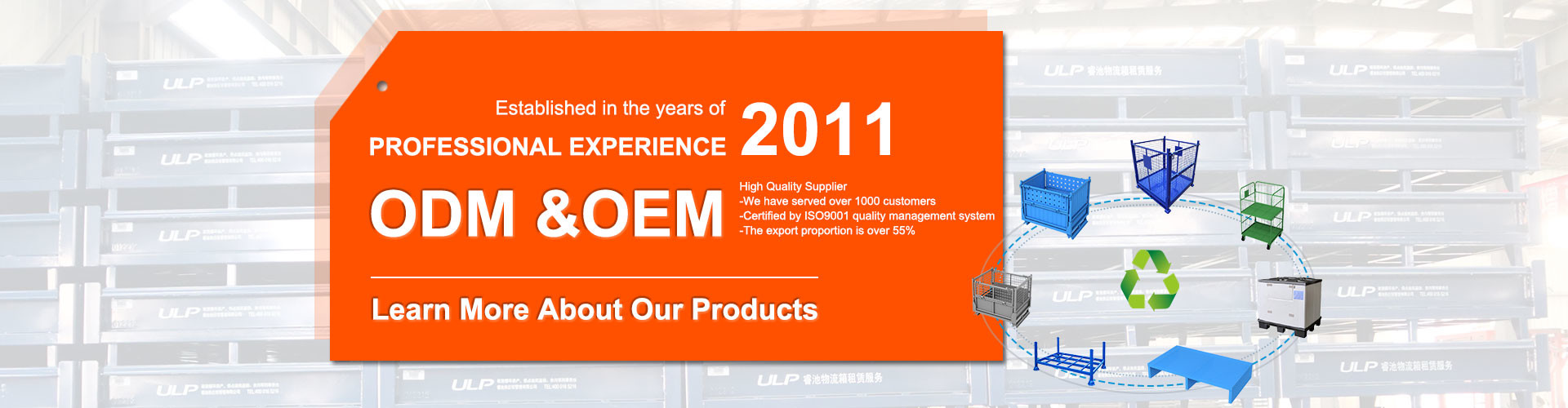 qualità Gabbia pieghevole del pallet fabbrica